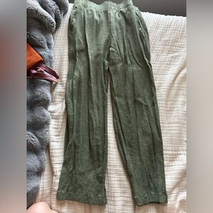 GAP Green slouchy Pants